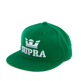 Supra Accessories ABOVE SNAP Green/white Hats | CA-90889